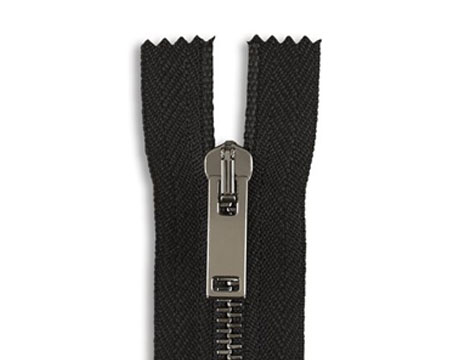Gunmetal Chain Metal Zipper